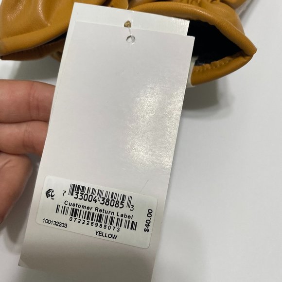 Faux Leather Gloves - Picture 3 of 3